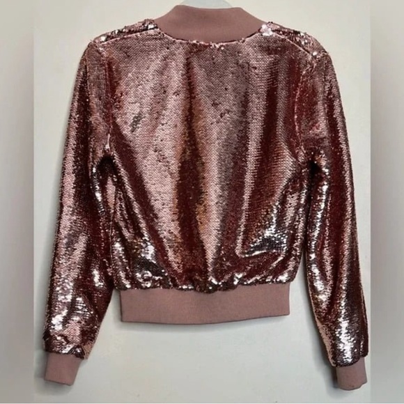 Bebe rose gold sequin jacket - Picture 7 of 9